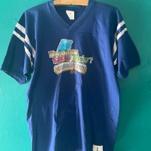 Vintage sparkle appliqué graduation T new condition